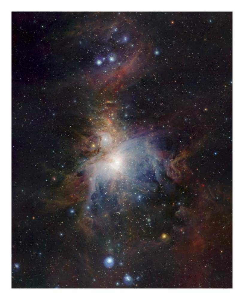 VISTAs infrared view of the Orion Nebula-Paper Art-22x26”