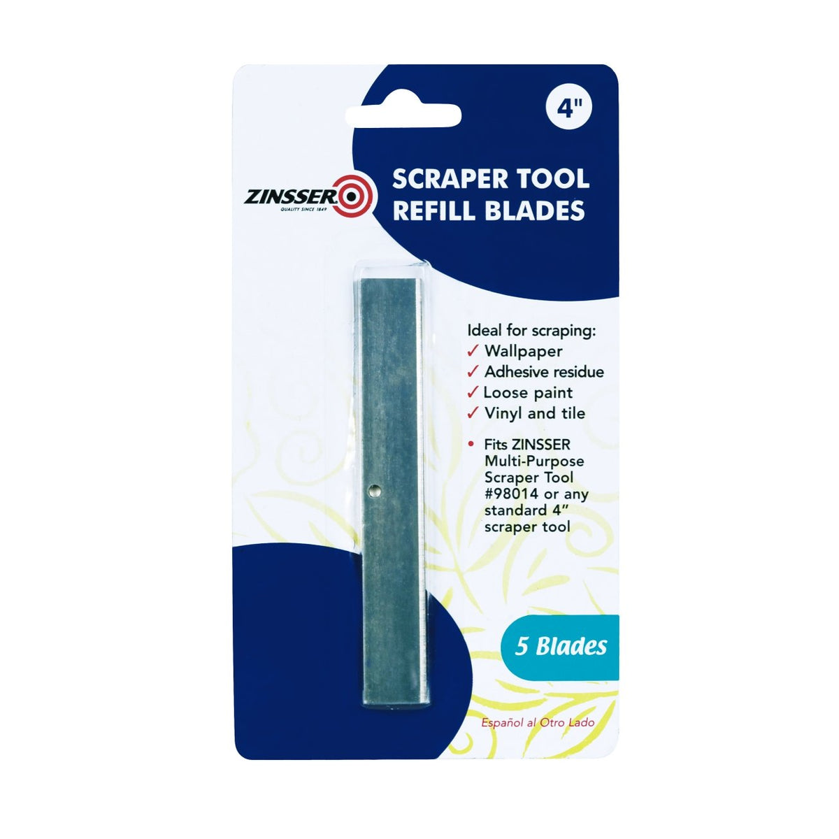 Zinsser 98015 4 Refill Blade For #98014 Multi Purpose Scraper Tool