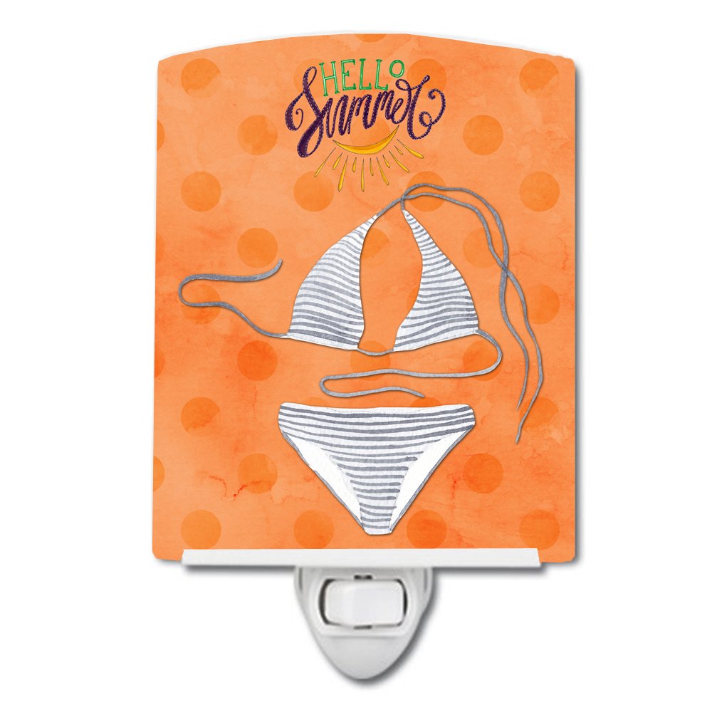 Swimsuit Polkadot Ceramic Night Light