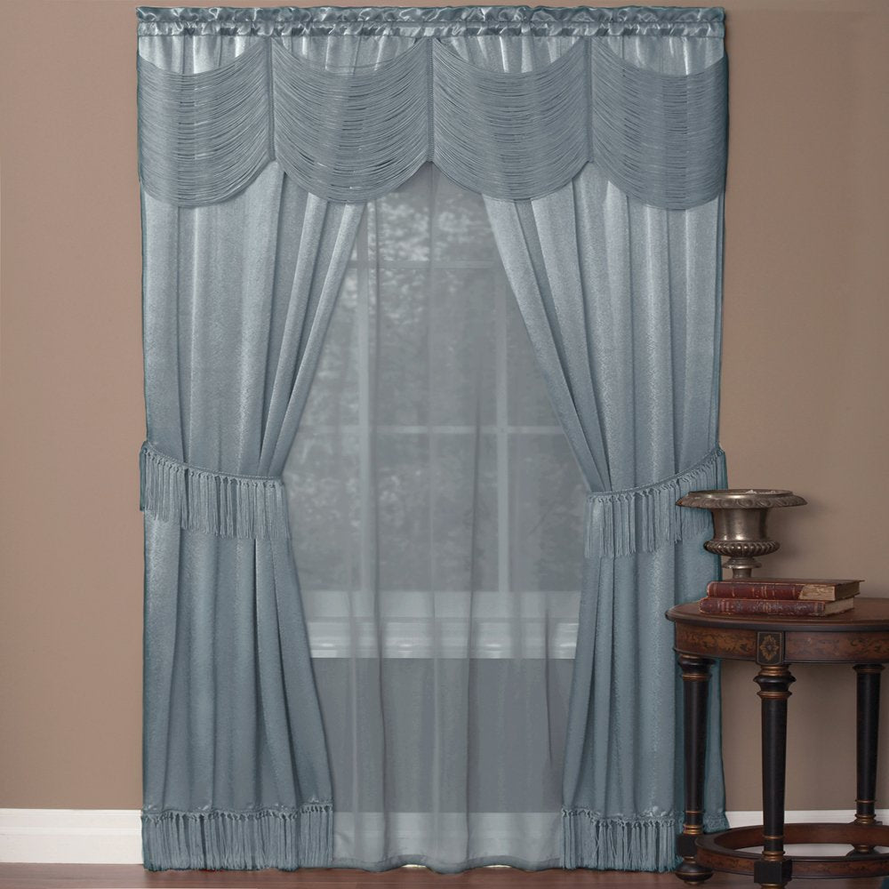 Halley 6 Piece Set - 56x84 - Ice Blue