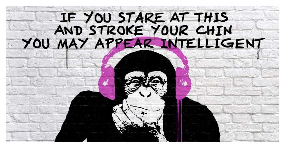Stroke your Chin-Paper Art-50x26”