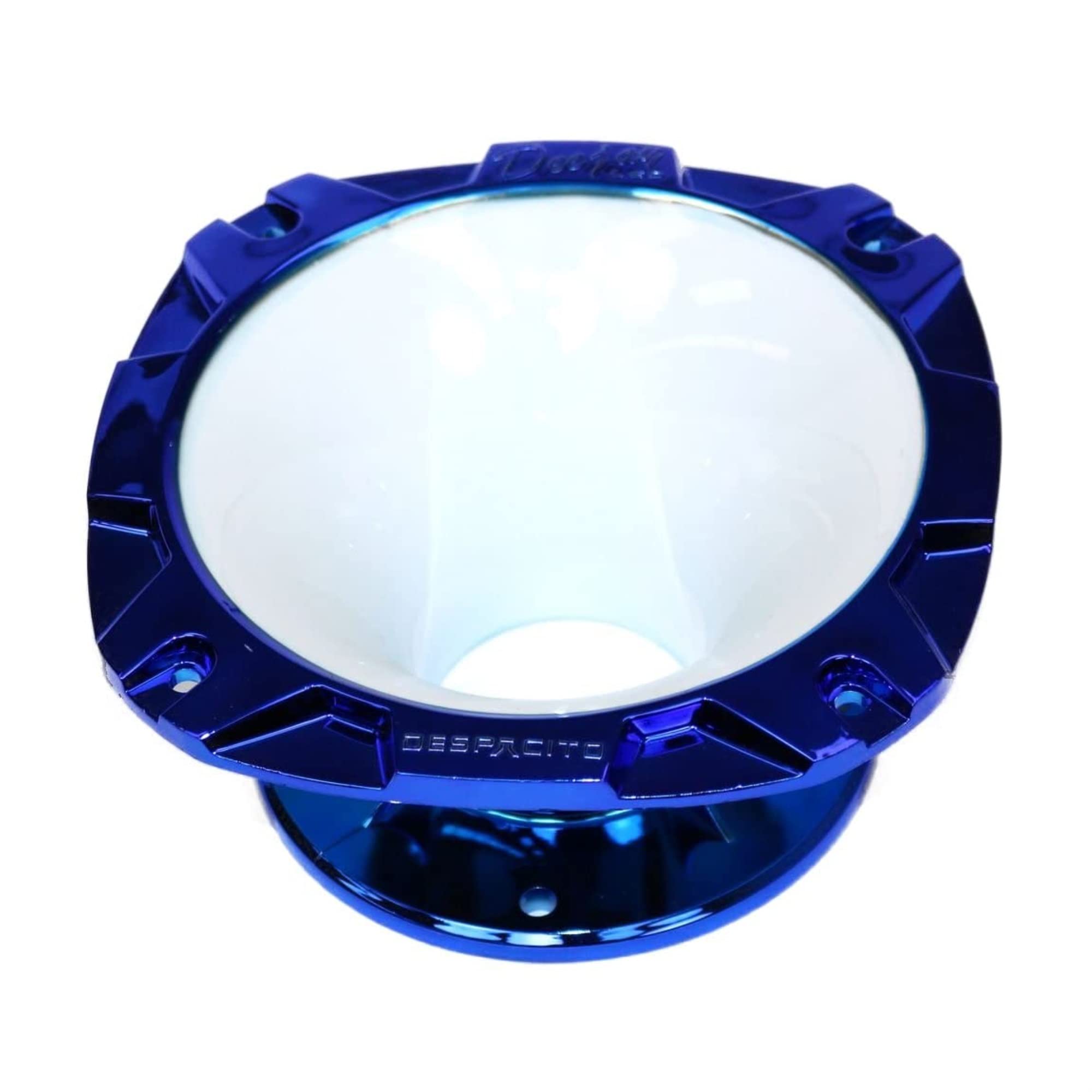DJL SHORT 2 BOLT ON HORN WHITE BLUE