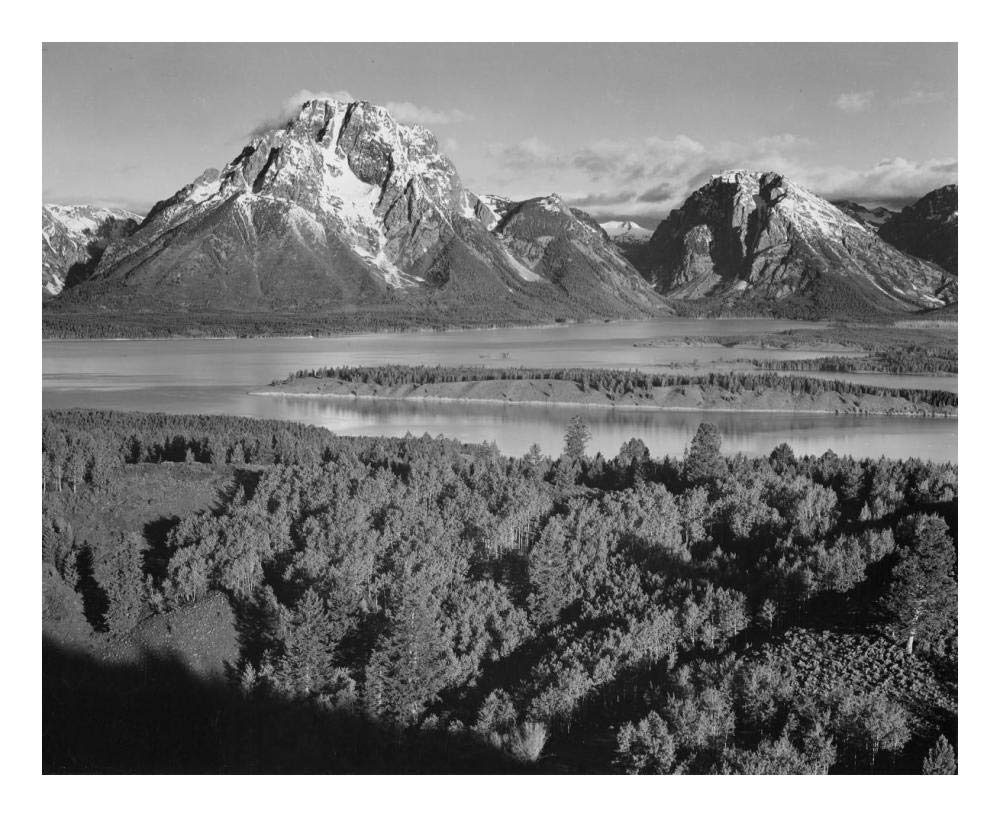 View toward Mount Moran, Grand Teton National Park, Wyoming, 1941-Paper Art-24x20”
