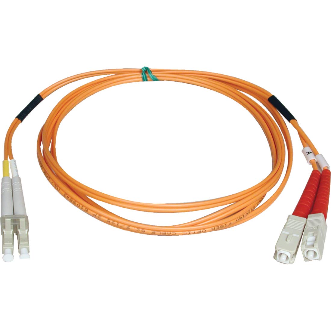 5M DUPLEX MMF CABLE LC/SC 50/125 FIBER OPTIC/ FIBRE CHANNEL