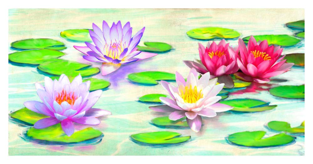 Nympheas-Paper Art-38x20”
