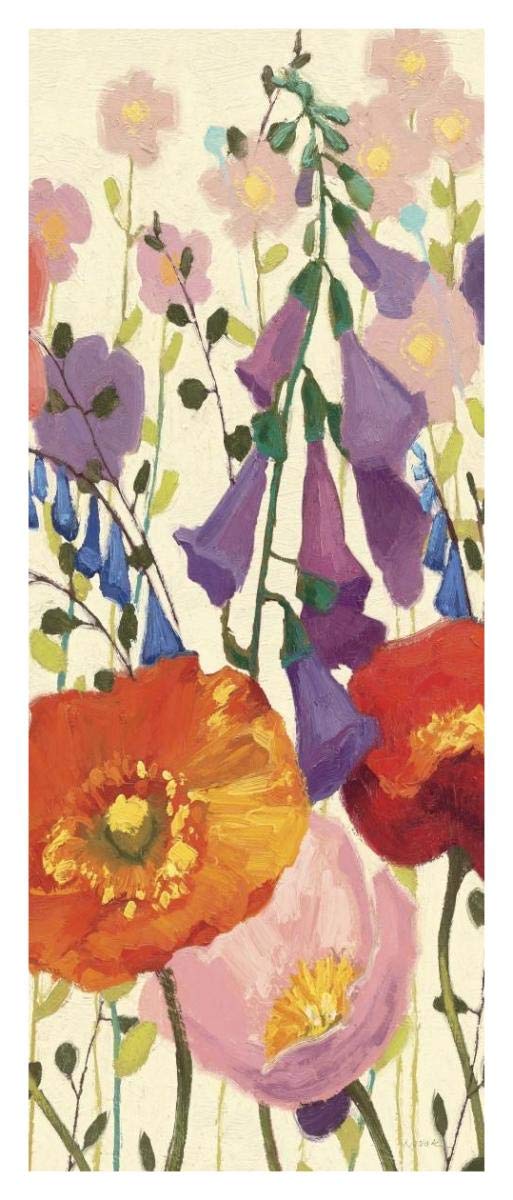 Couleur Printemps III Panel II -Paper Art-18x42”