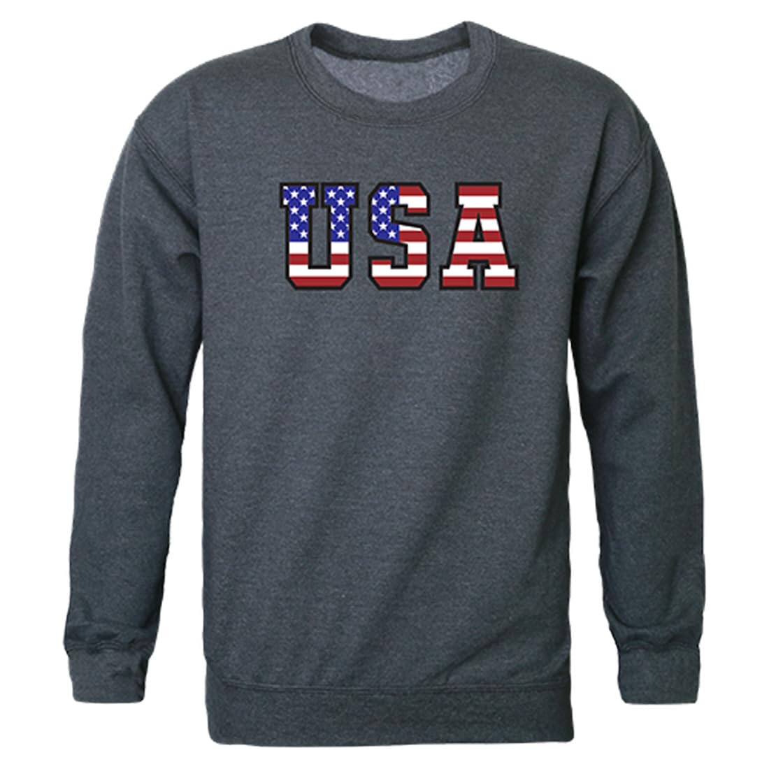 Graphic Crewneck, Flag Text 2, HCH, XL
