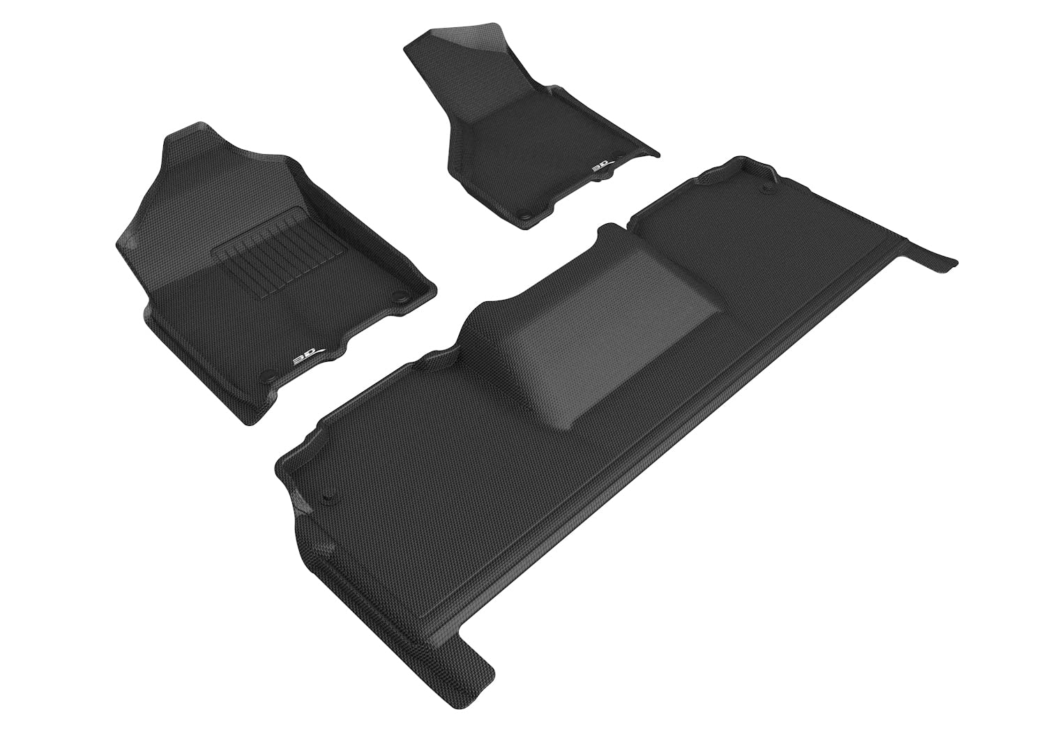3D MAXpider DODGE RAM 2500 MEGA CAB 2019-2021 KAGU BLACK R1 R2
