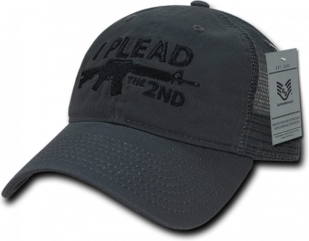 Relaxed Trucker USA,I Plead 2n, Drk Gry