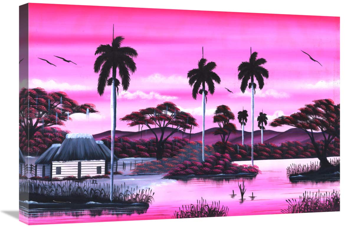 Jumby Village 1-Canvas Art-30x20”