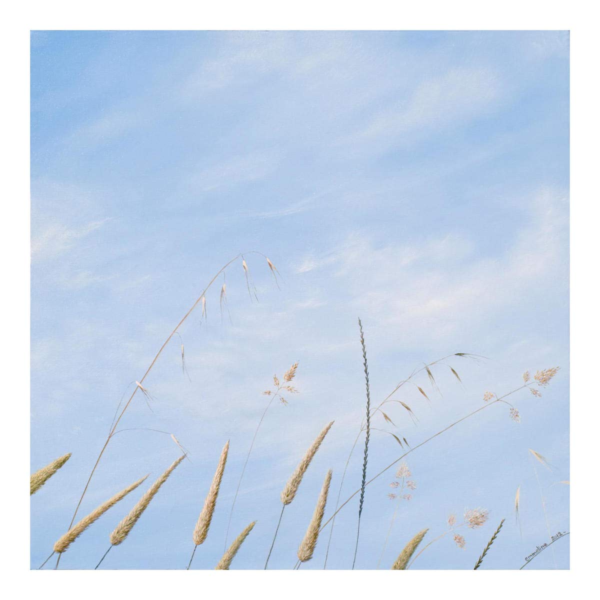 Grasses Summer Glee -Paper Art-20x20”