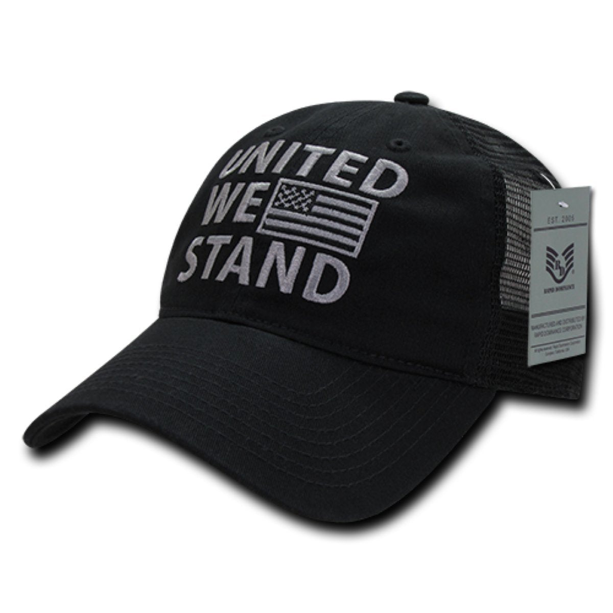 RelaxedTruckerUSA,United We Stand, Black
