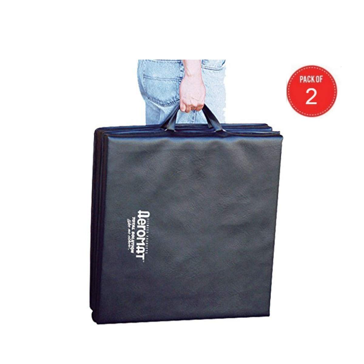 Aeromat Deluxe Folding Mat Size: 1.5 H x 72” W x 36” D (Pack of 2)