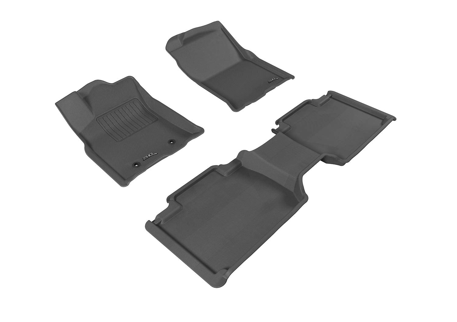 3D MAXpider TOYOTA TACOMA ACCESS CAB 2016-2017 KAGU BLACK R1 R2 (R1 NO RETENTION IN PASSENGERS SIDE, R2 WITH SEATS)
