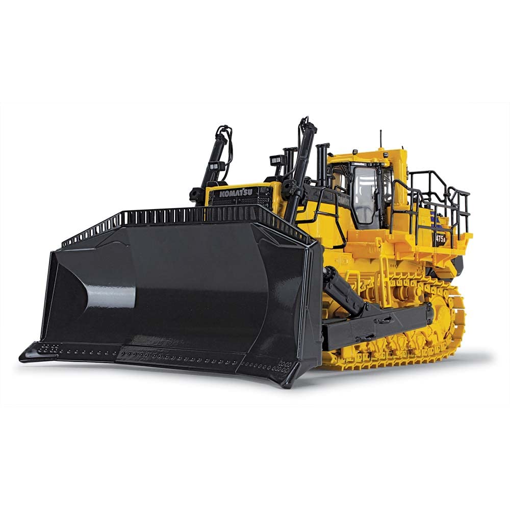 Komatsu D475A-8 Dozer with Ripper Yellow 1/50 Diecast Model by First Gear