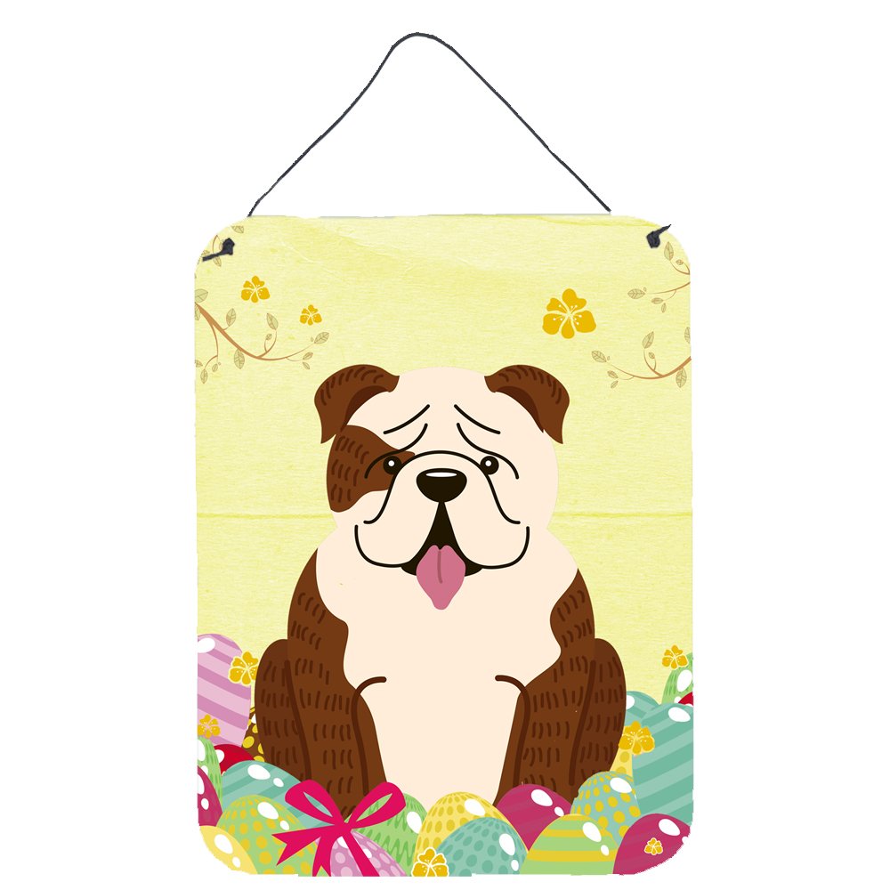 Easter Eggs Design with Dog Wall or Door Hanging Prints