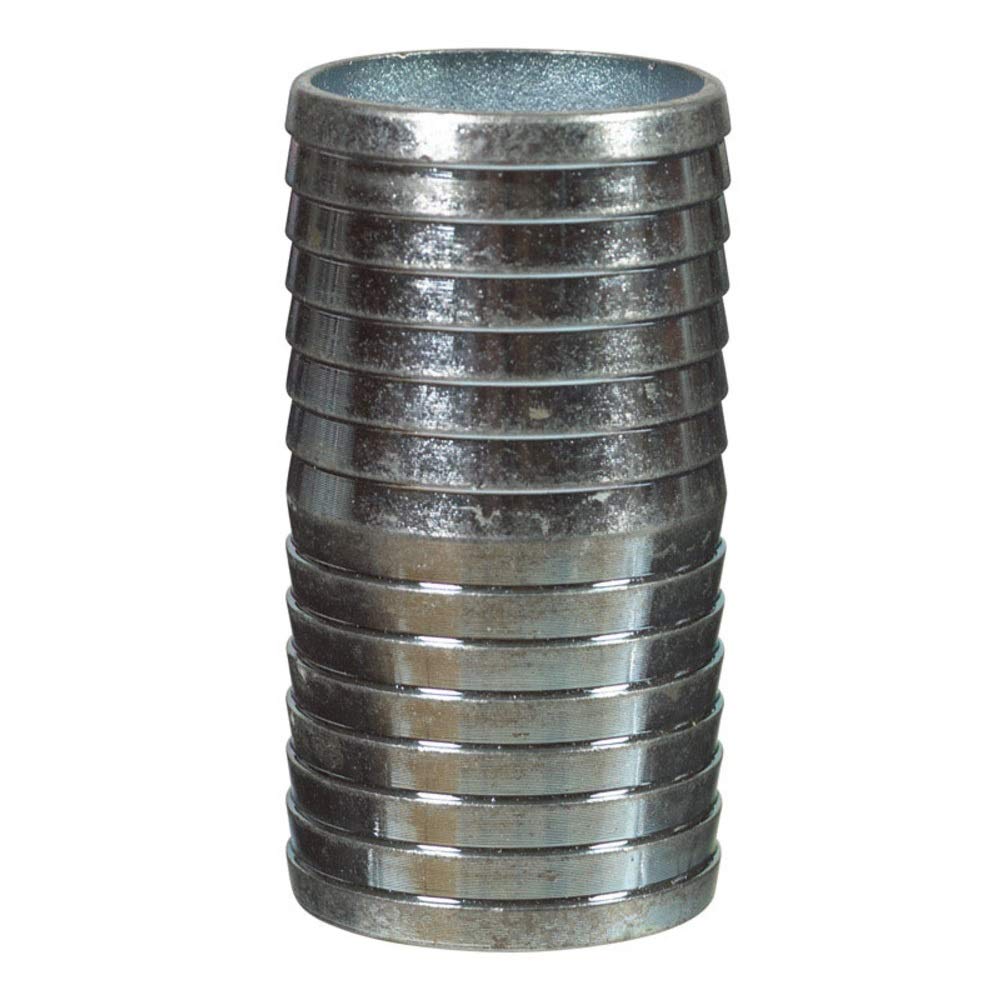 Bk Products 2 In. Barb X 2 In. Dia. Barb Galvanized Steel Coupling