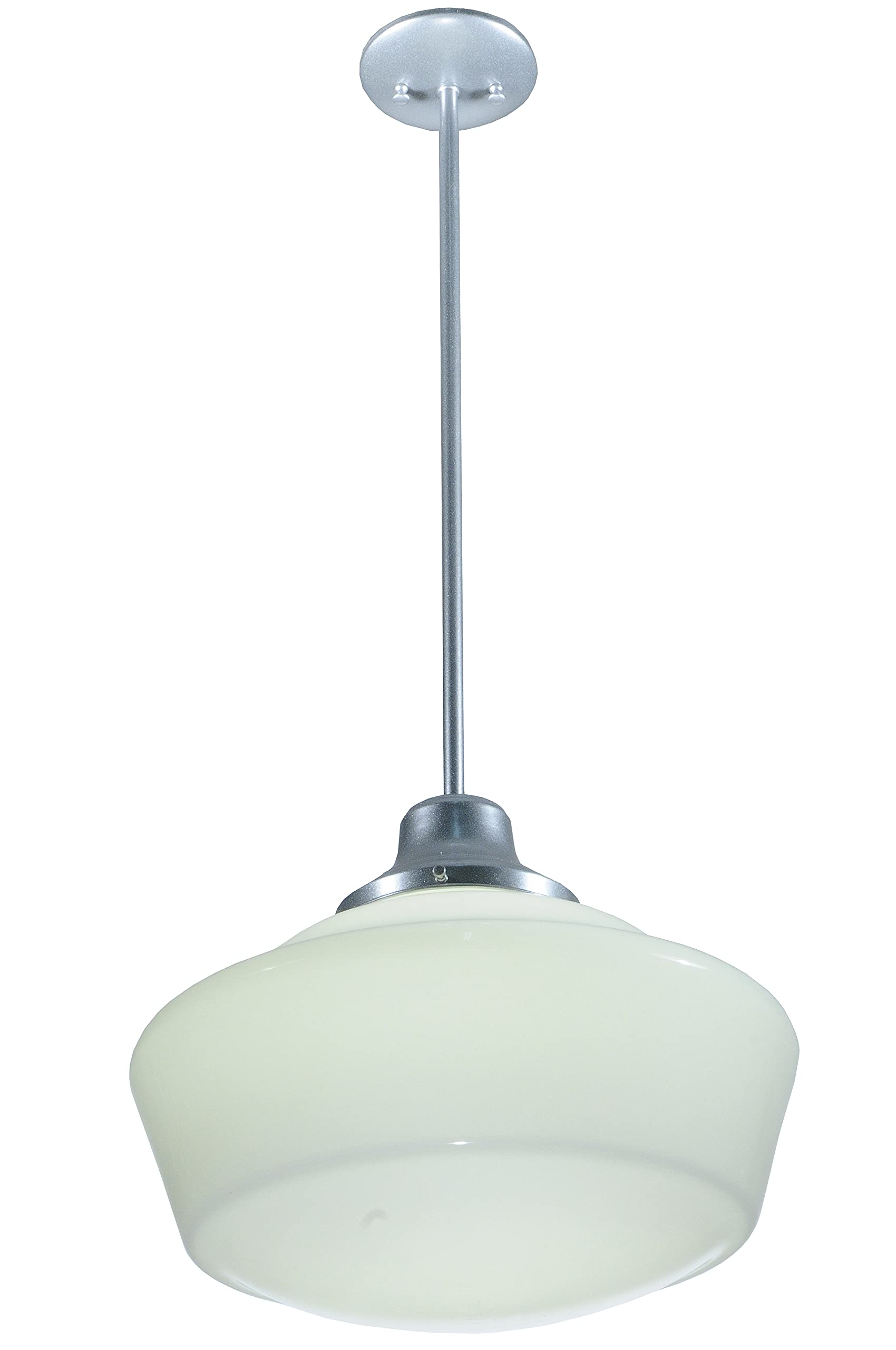 16 Wide Revival Schoolhouse W/Traditional Globe Pendant