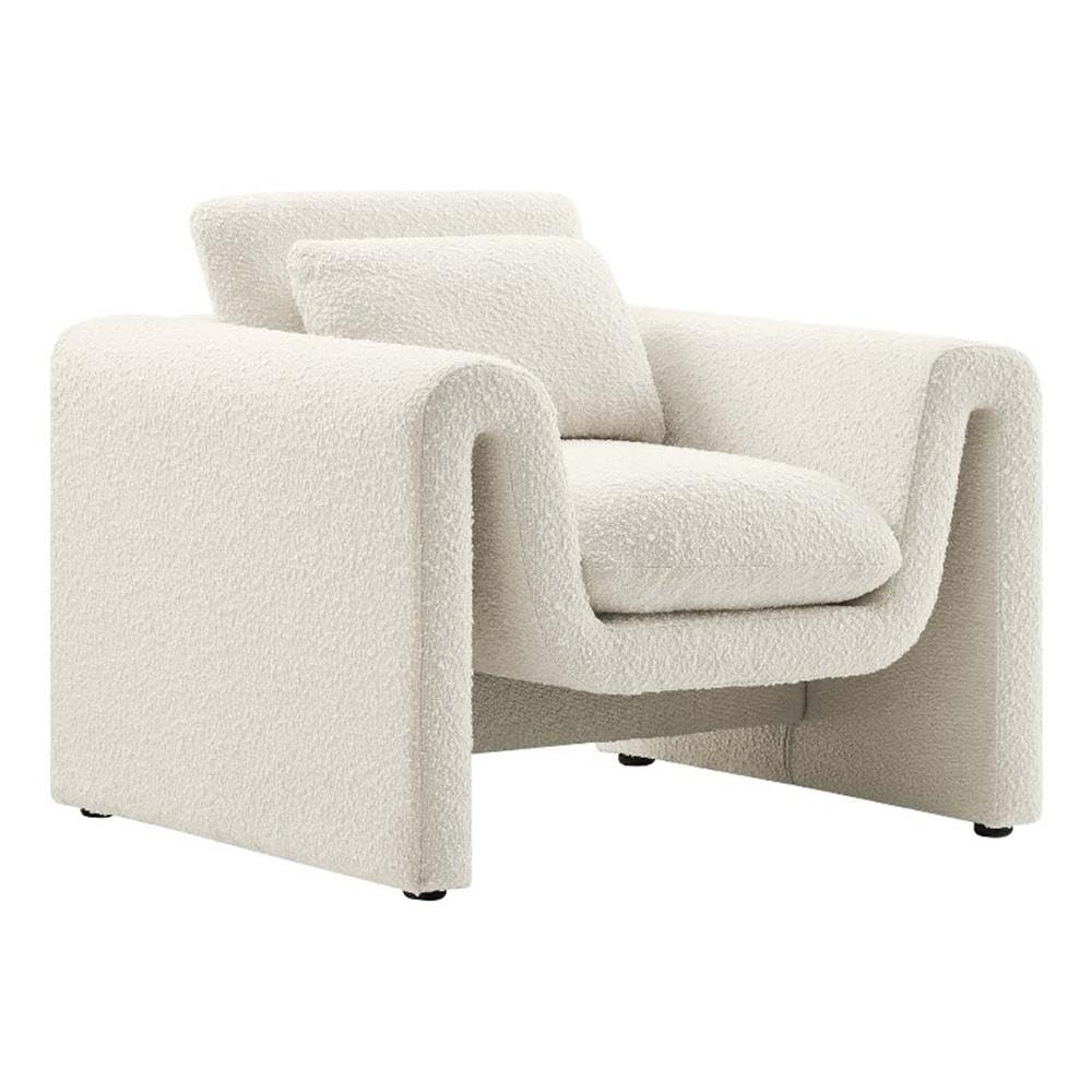 Waverly Boucle Upholstered Armchair