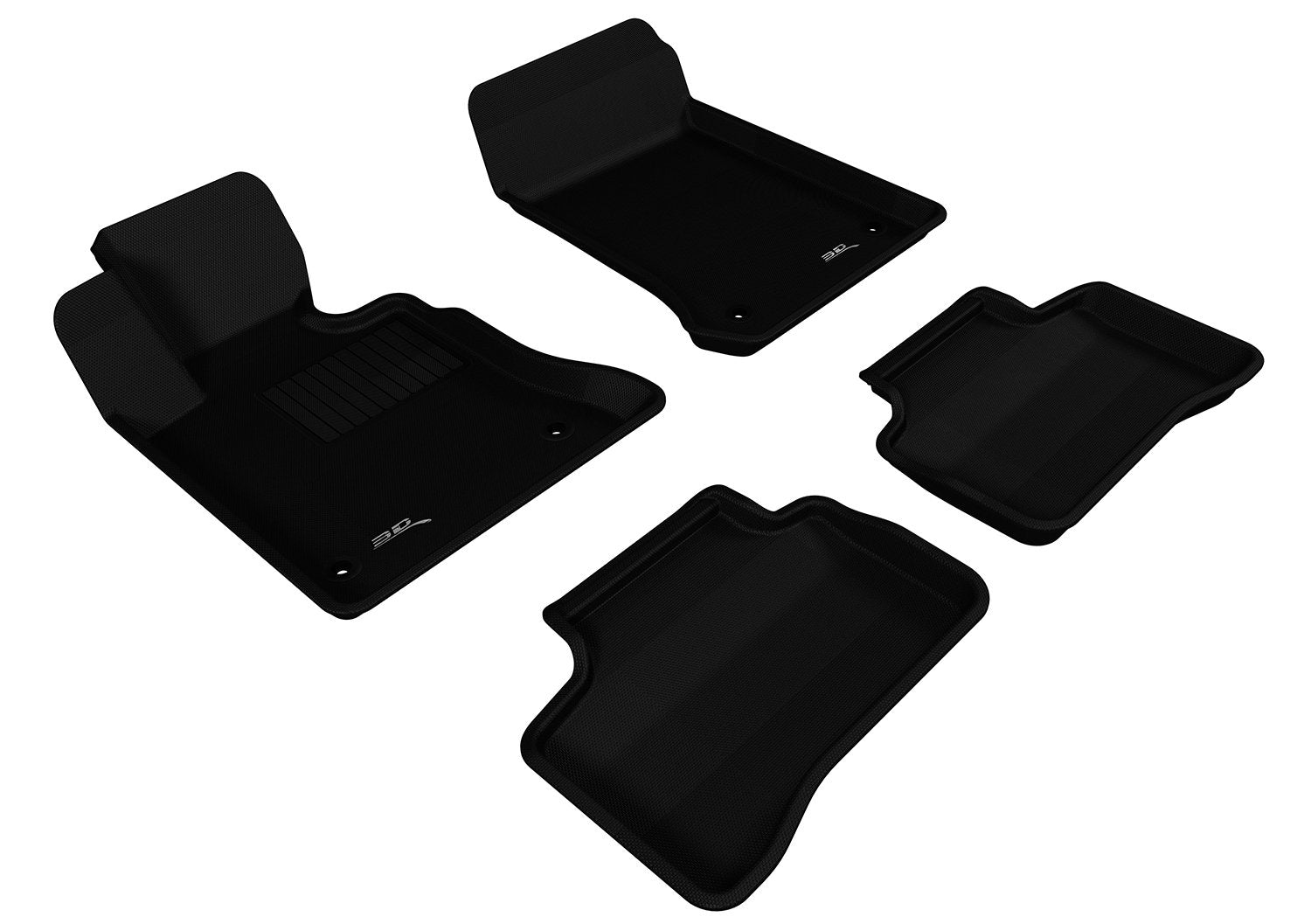3D MAXpider MERCEDES-BENZ GLK-CLASS (X204) 2013-2015 KAGU BLACK R1 R2