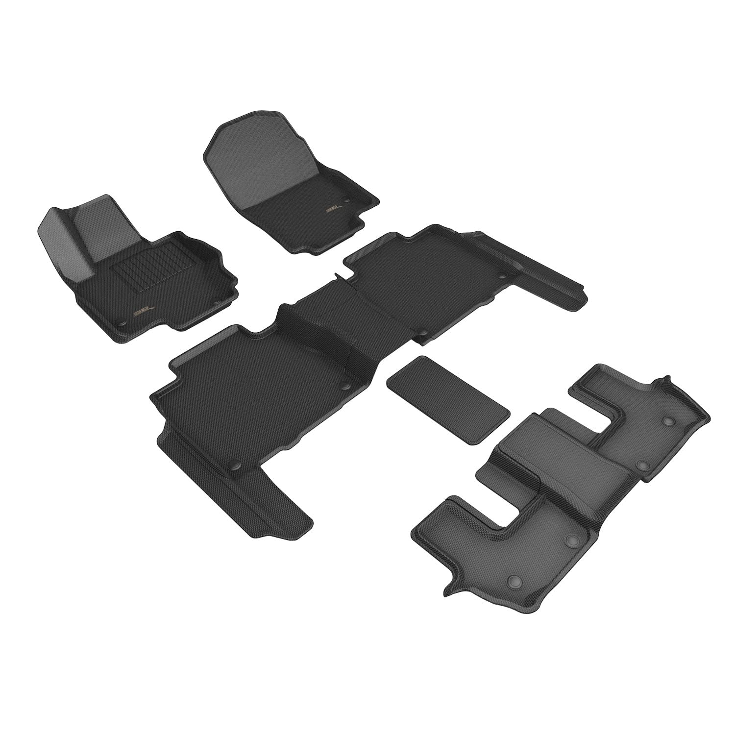 3D MAXpider Compatible with MERCEDES BENZ GLS (X167) 2024-2026 KAGU BLACK R1 R2 R3