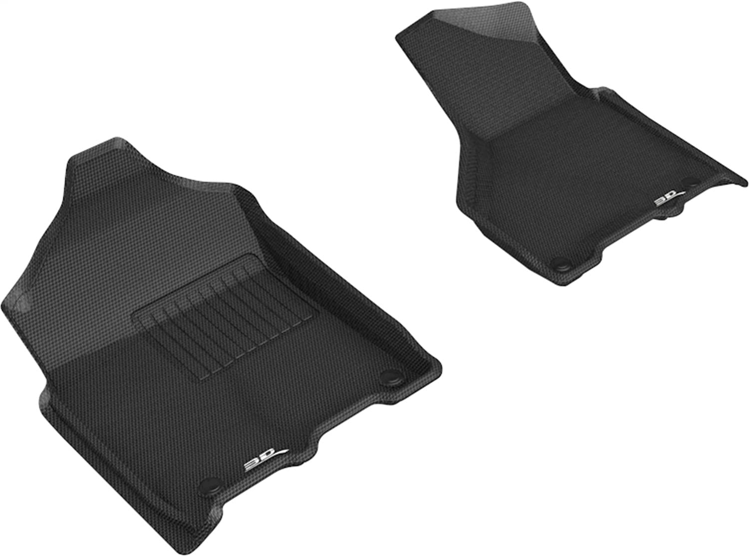 3D MAXpider DODGE RAM 2500 / 3500 CREW CAB / MEGA CAB 2019-2022 KAGU BLACK R1