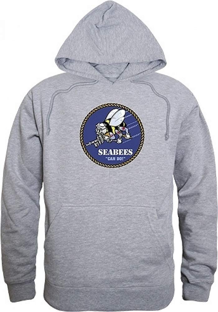 Graphic Pullover, Seabees, H.Grey, M