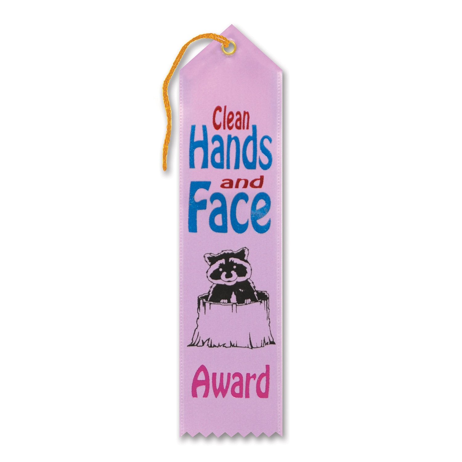 Clean Hands & Face Award Ribbon