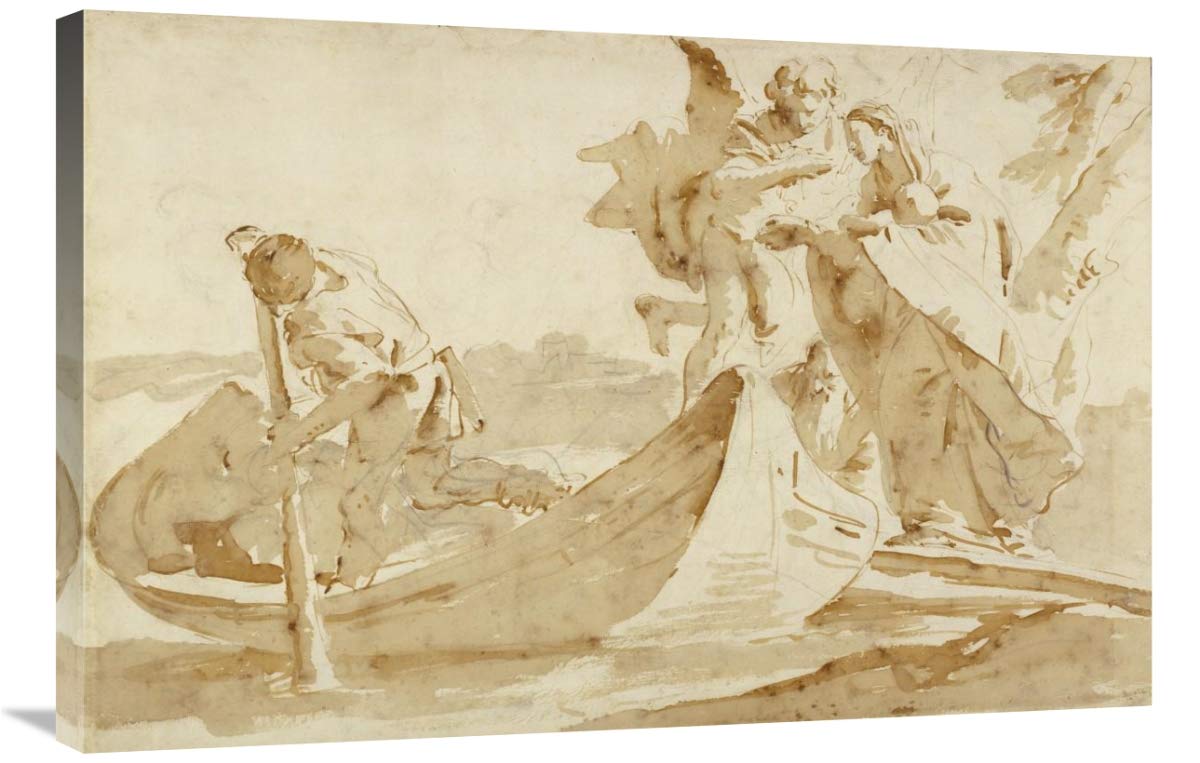 Flight into Egypt (recto); Various Studies (verso)-Canvas Art-36x24”