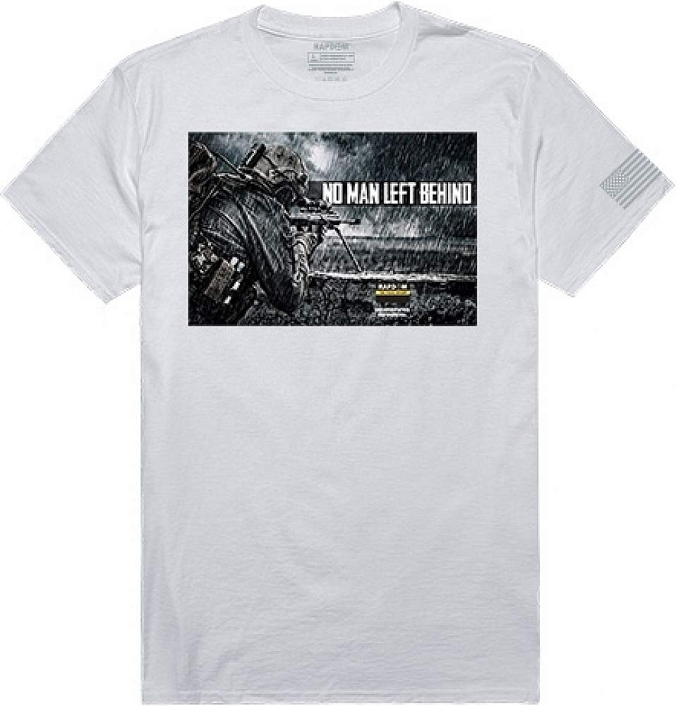 Tactical Graphic T, No Men Left, White, S