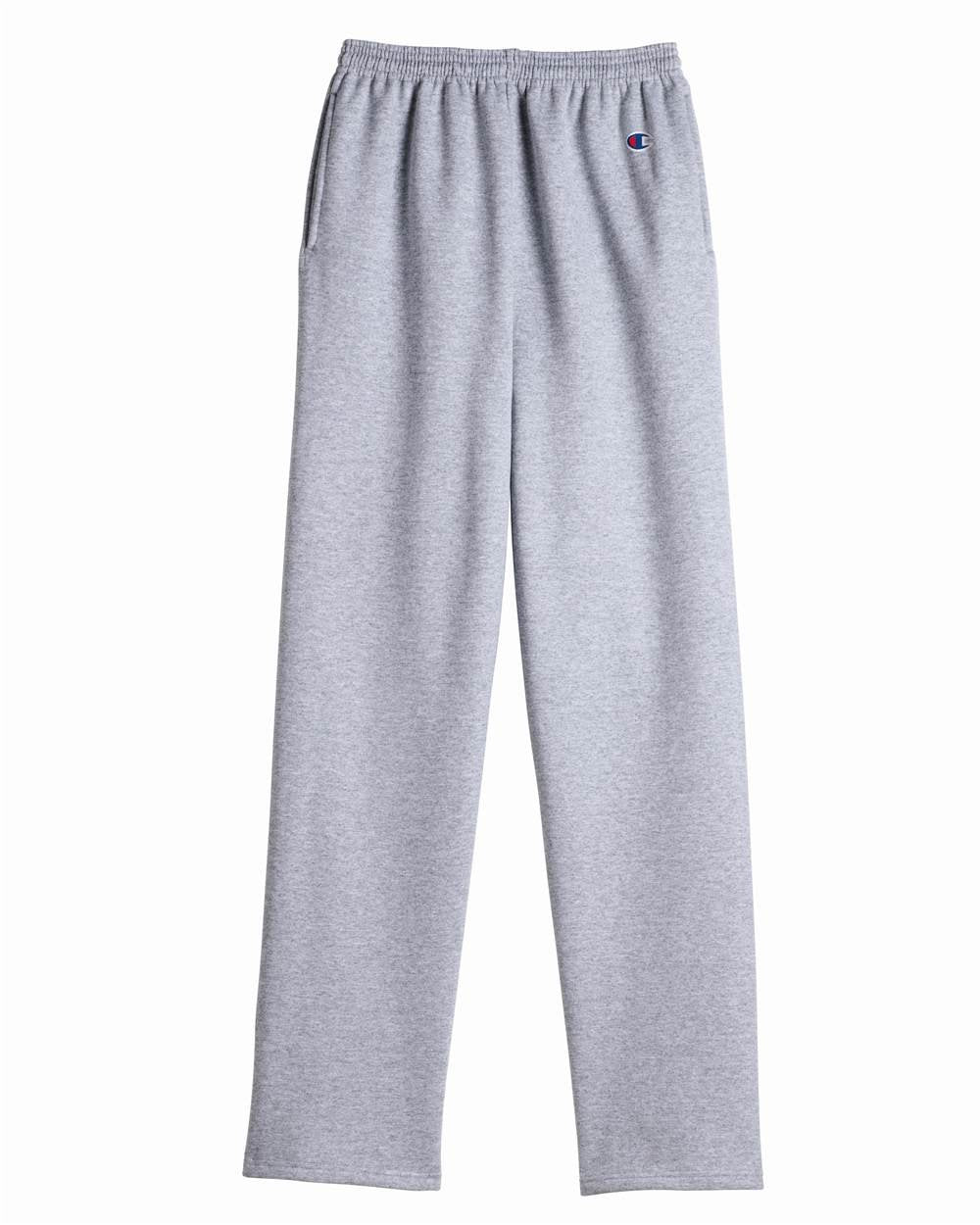 Champion Double Dry Eco Open Bottom Sweatpants with Pockets - Navy, XL