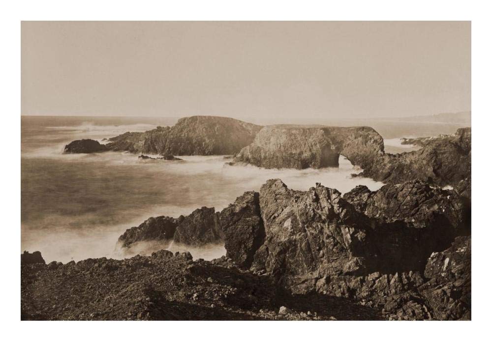 Coast View off Mendocino, California, 1863-Paper Art-24x17”