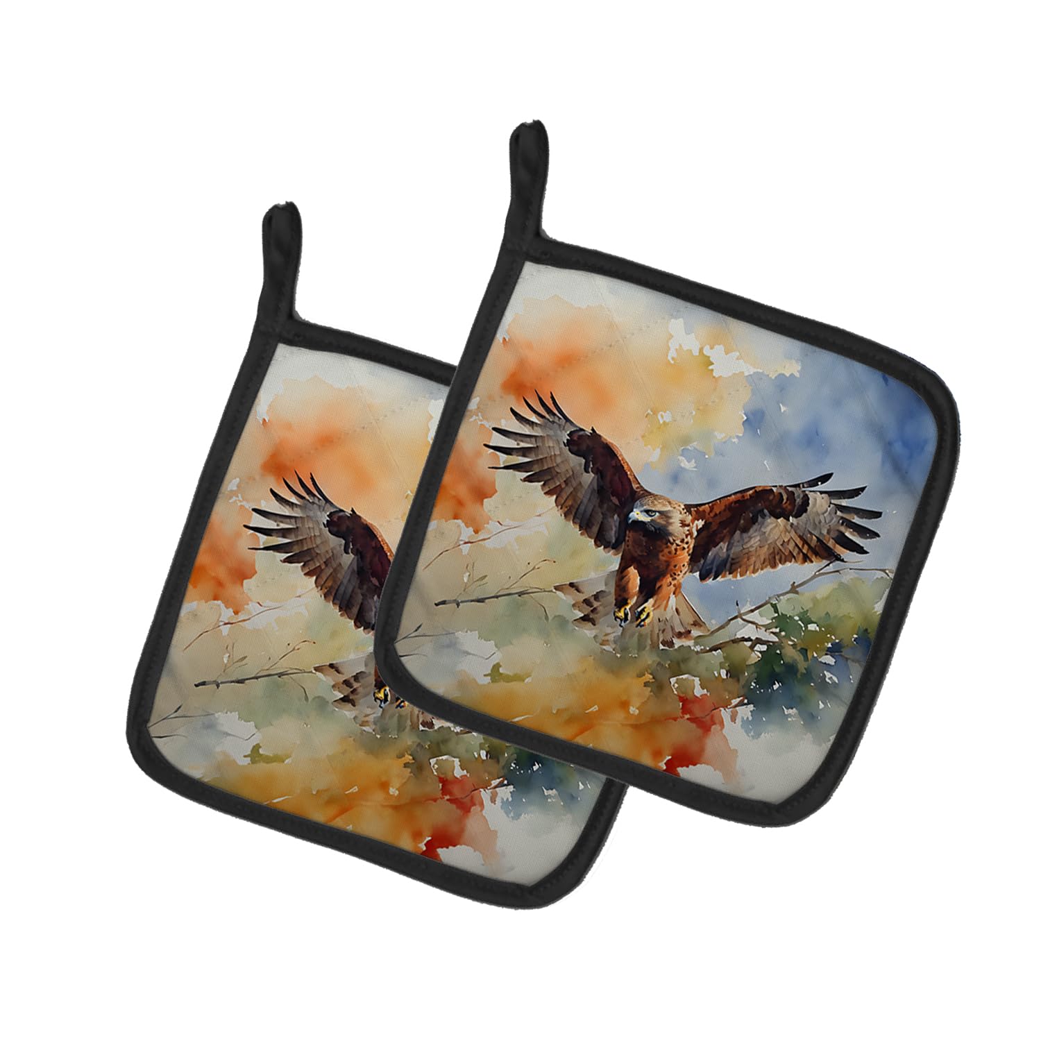 Hawk Pair of Pot Holders