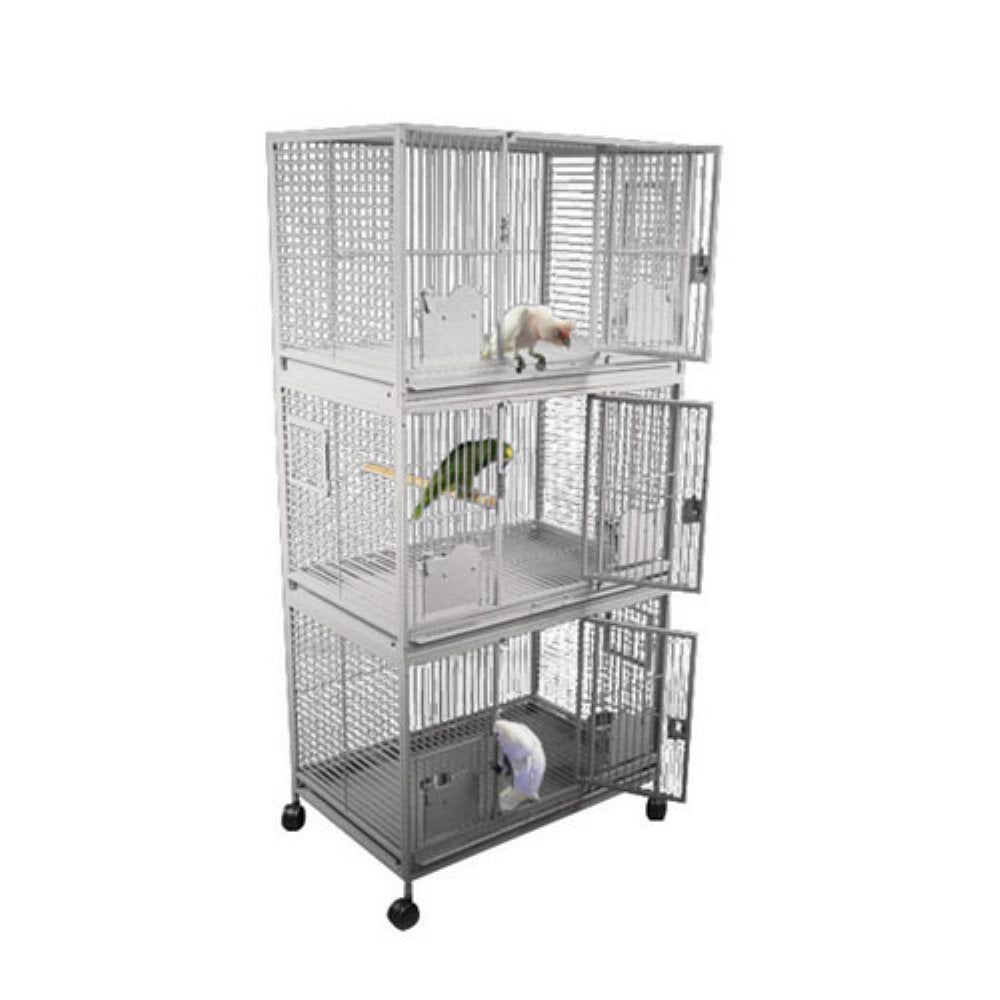 36x24″ Triple Stack Cage 3624-3 Platinum″