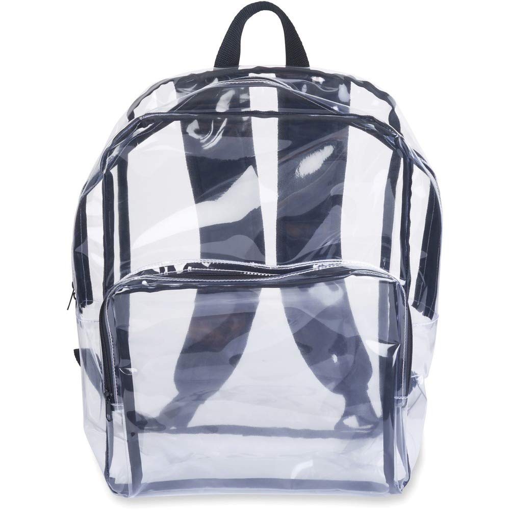Tatco TCO63225 Carrying Case Backpack Notebook - Clear & Black - Vinyl