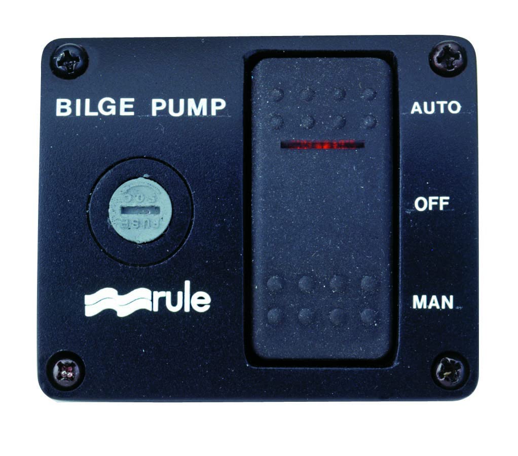 RULE DELUXE 3 WAY PANEL ROCKER ROCKER SWITCH F/ AUTO FLOAT