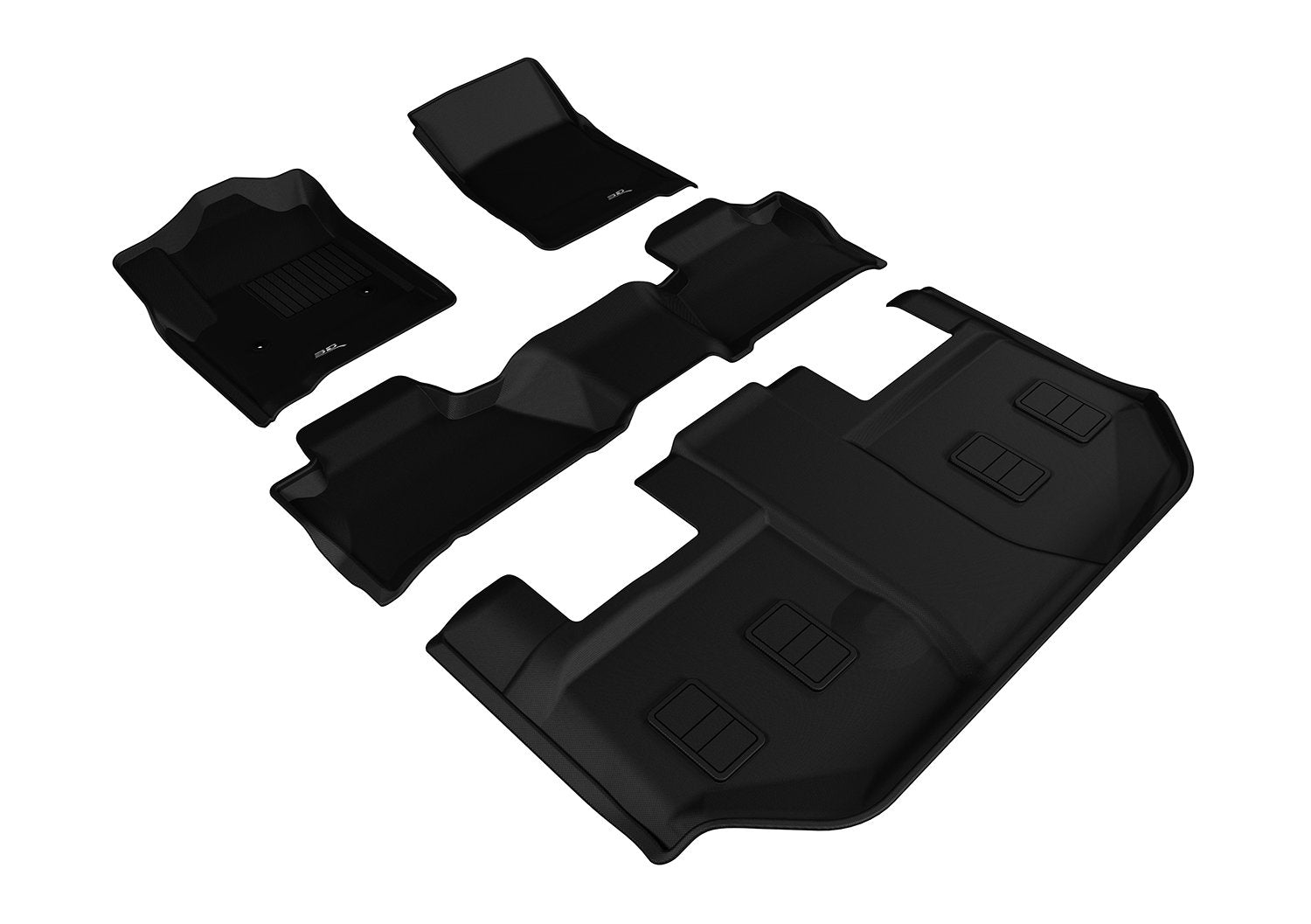 3D MAXpider CHEVROLET SUBURBAN WITH BUCKET 2ND ROW 2015-2020 KAGU BLACK R1 R2 R3