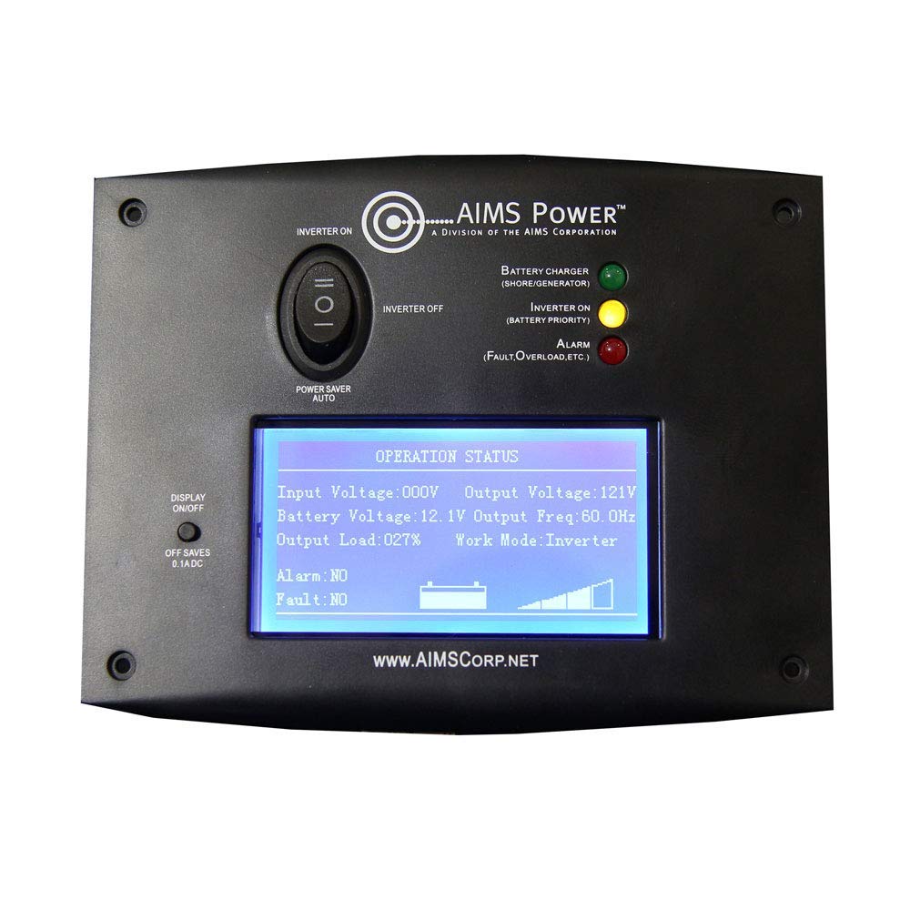 AIMS LCD Remote Switch for Pure Sine Inverter Chargers