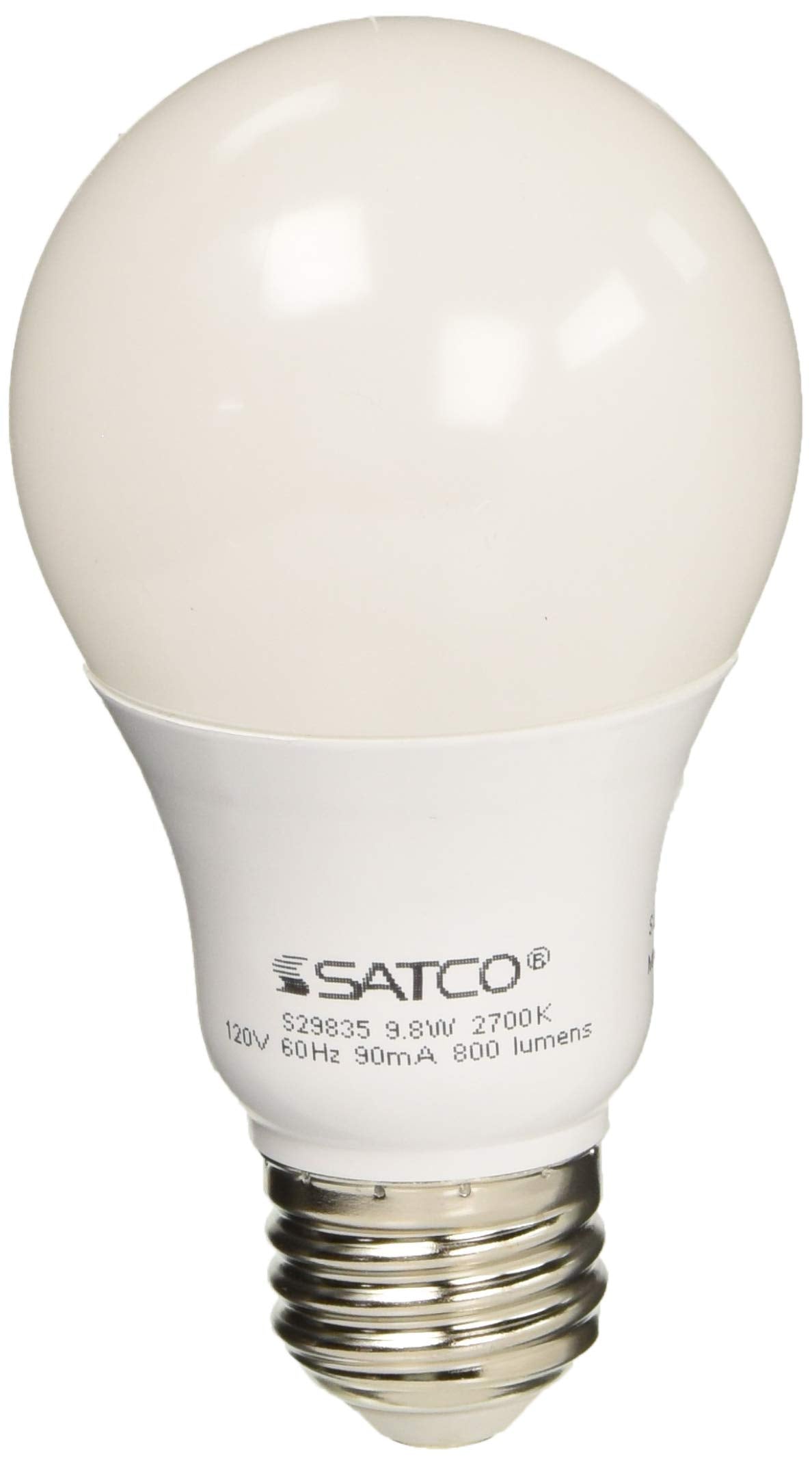 Satco Products, Inc Satco S29835 Medium Light Bulb Finish, 4.19 Inches, Frosted White