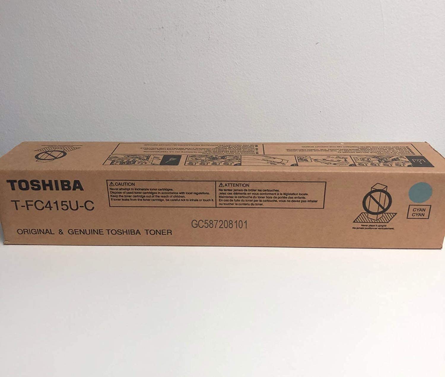 TOSHIBA BR ESTUDIO 2555C 1-SD YLD CYAN TONER, 28k yield