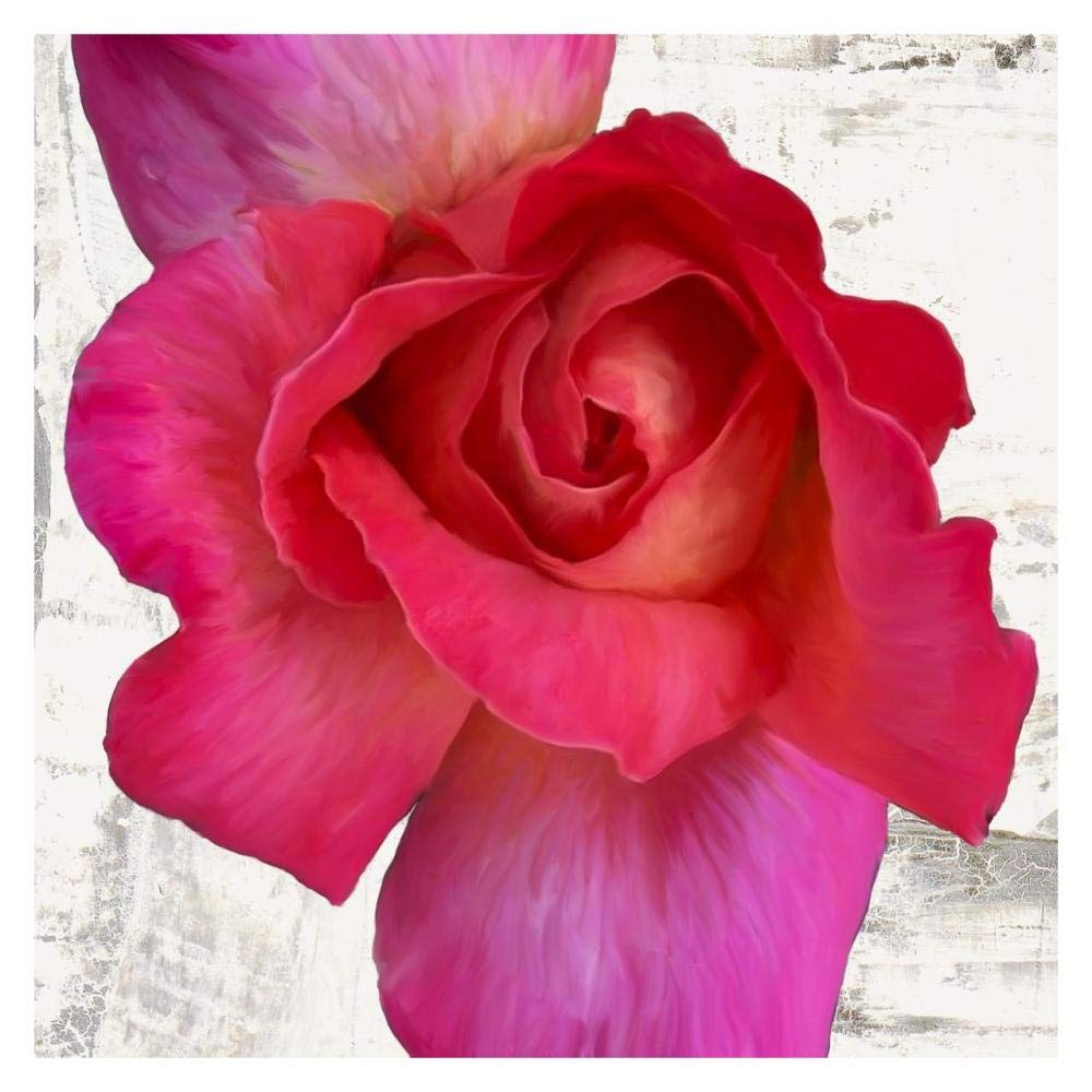 Spring Roses I-Paper Art-32x32”