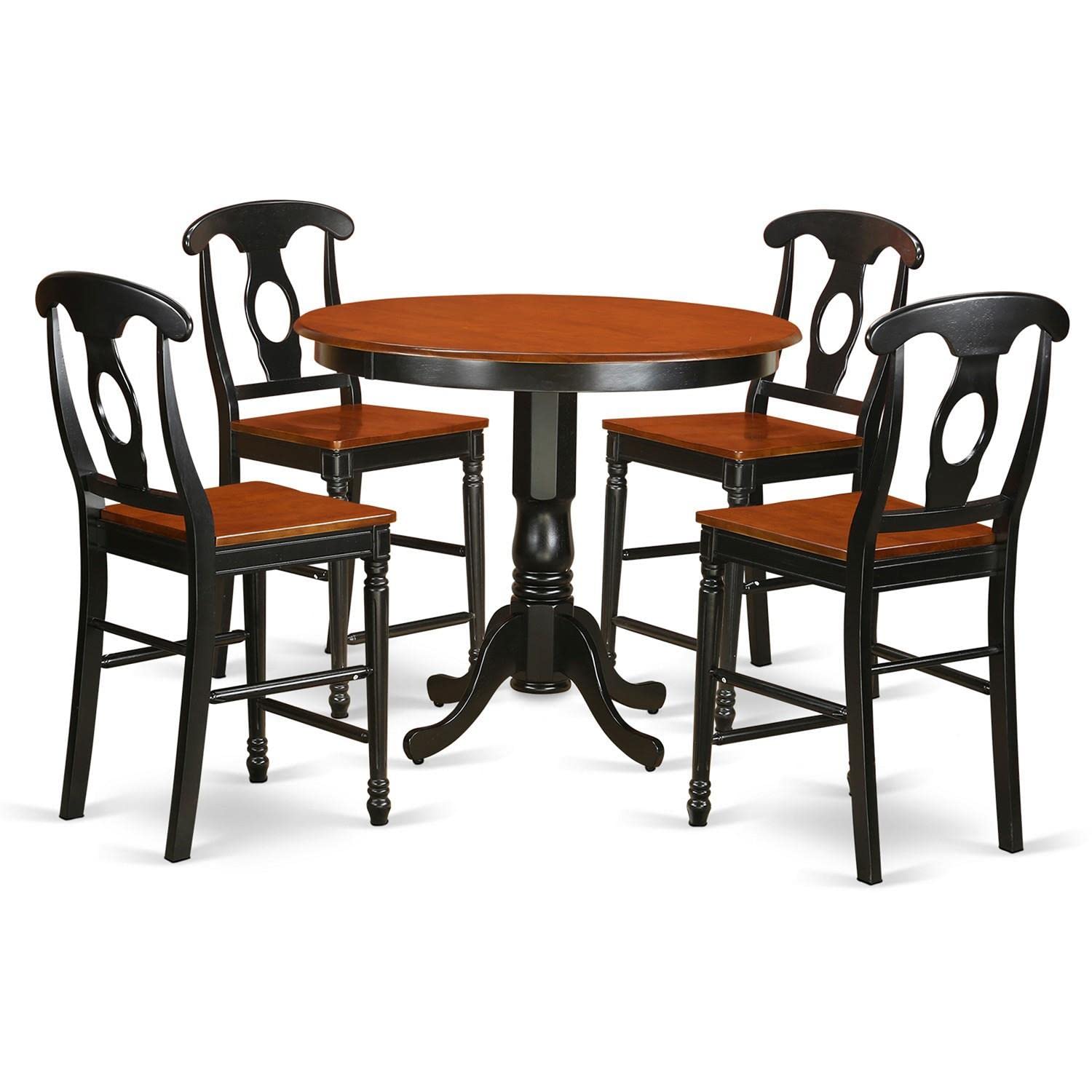 5  Pc  counter  height  Table  and  chair  set  -  high  top  Table  and  4  Kitchen  bar  stool.