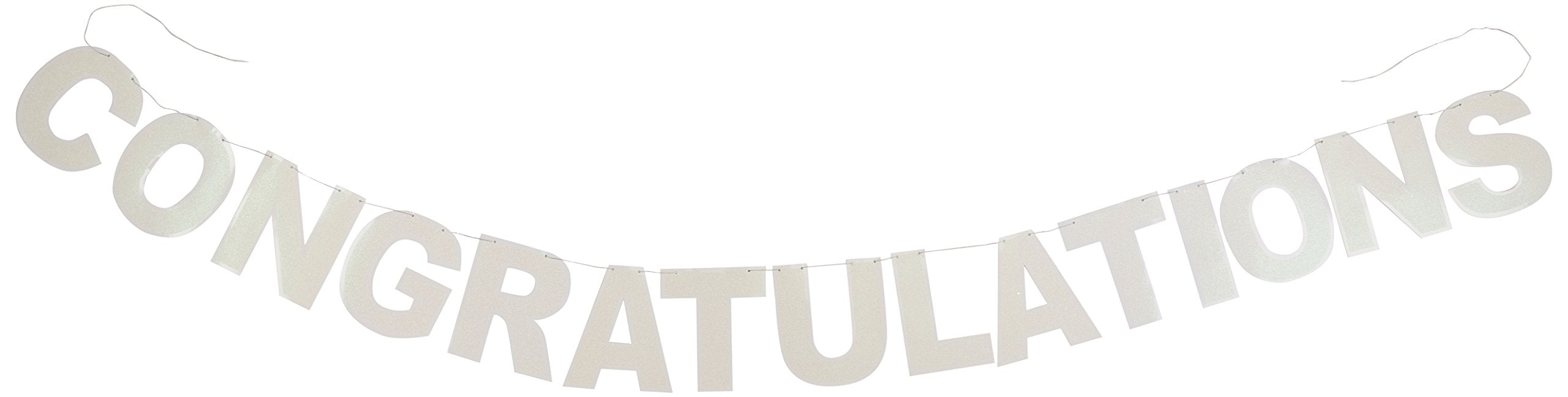 Glittered Congratulations Streamer