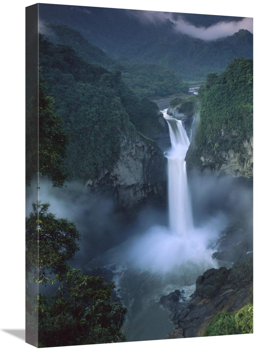 San Rafael or Coca Falls on the Quijos River, Amazon, Ecuador-Canvas Art-16x24”