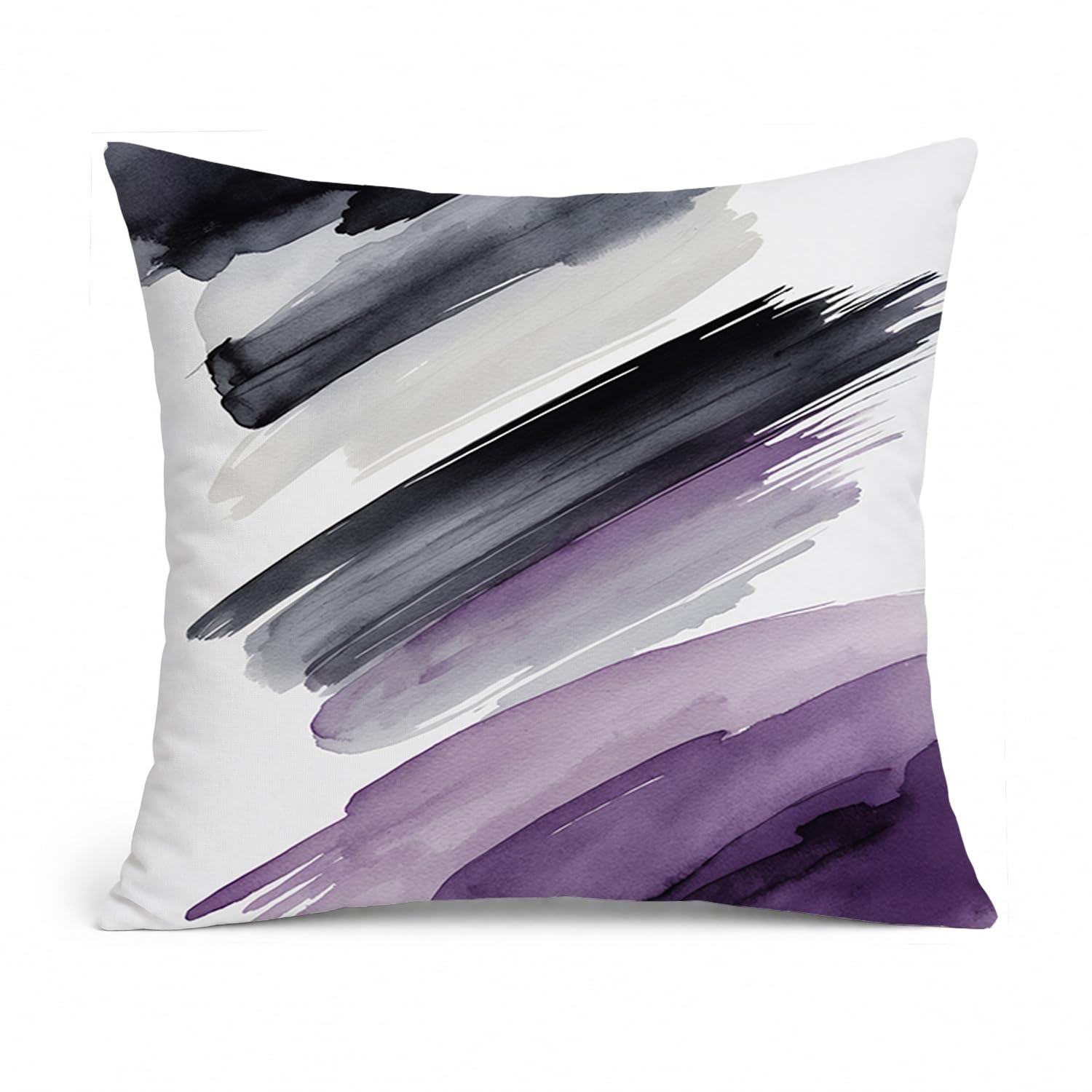 Carolines Treasures Asexual Pride Throw Pillow Machine Washable, Indoor Outdoor Decorative Pillow for Couch, Bed or Patio, 14Hx14W