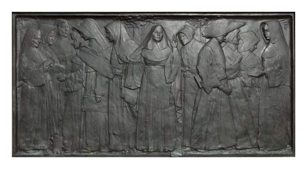 The Nuns of the Battlefield Monument, M St., NW, Washington, D.C.-Paper Art-26x14”