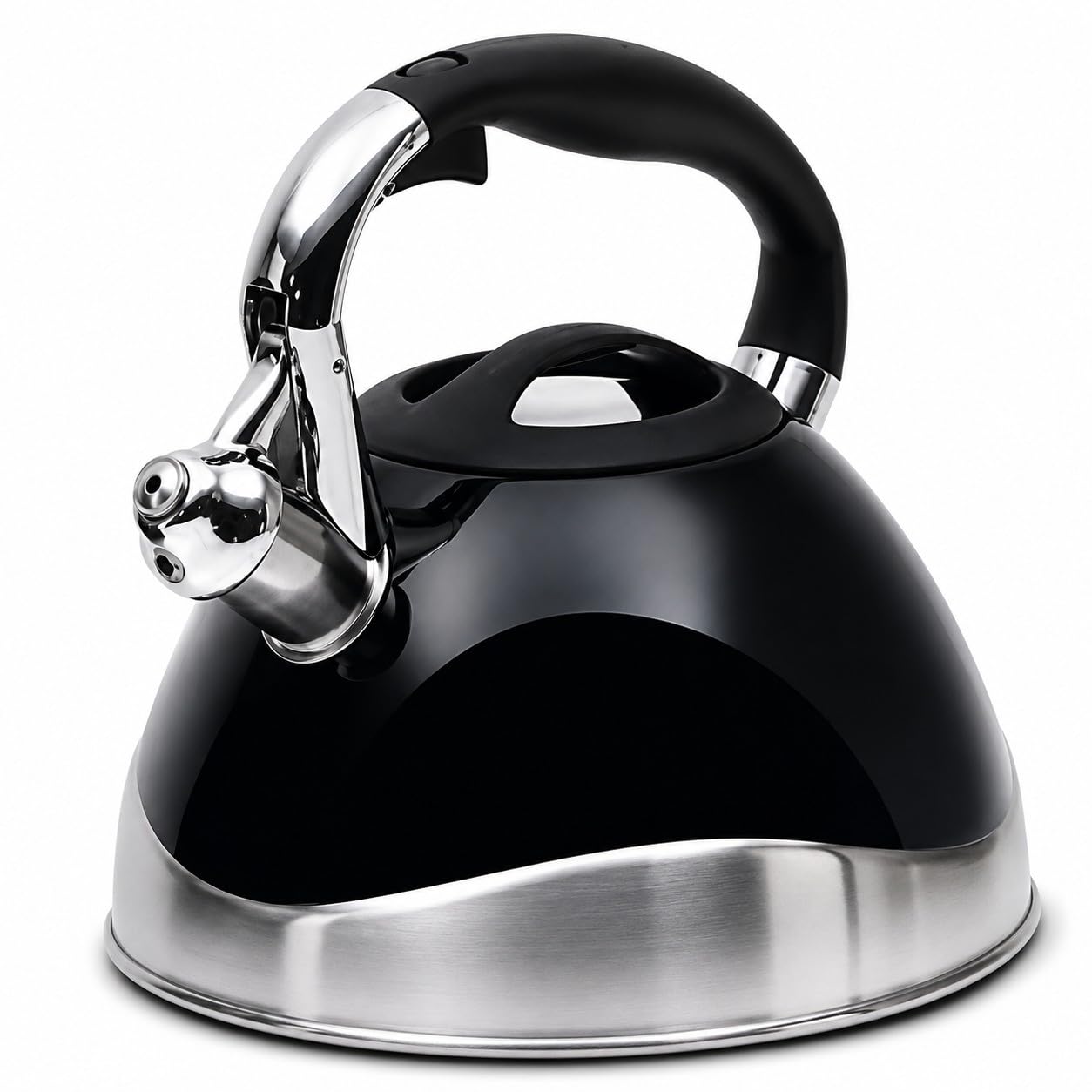 Crescendo 3.1 Qt Powder Coated Black Tea Kettle