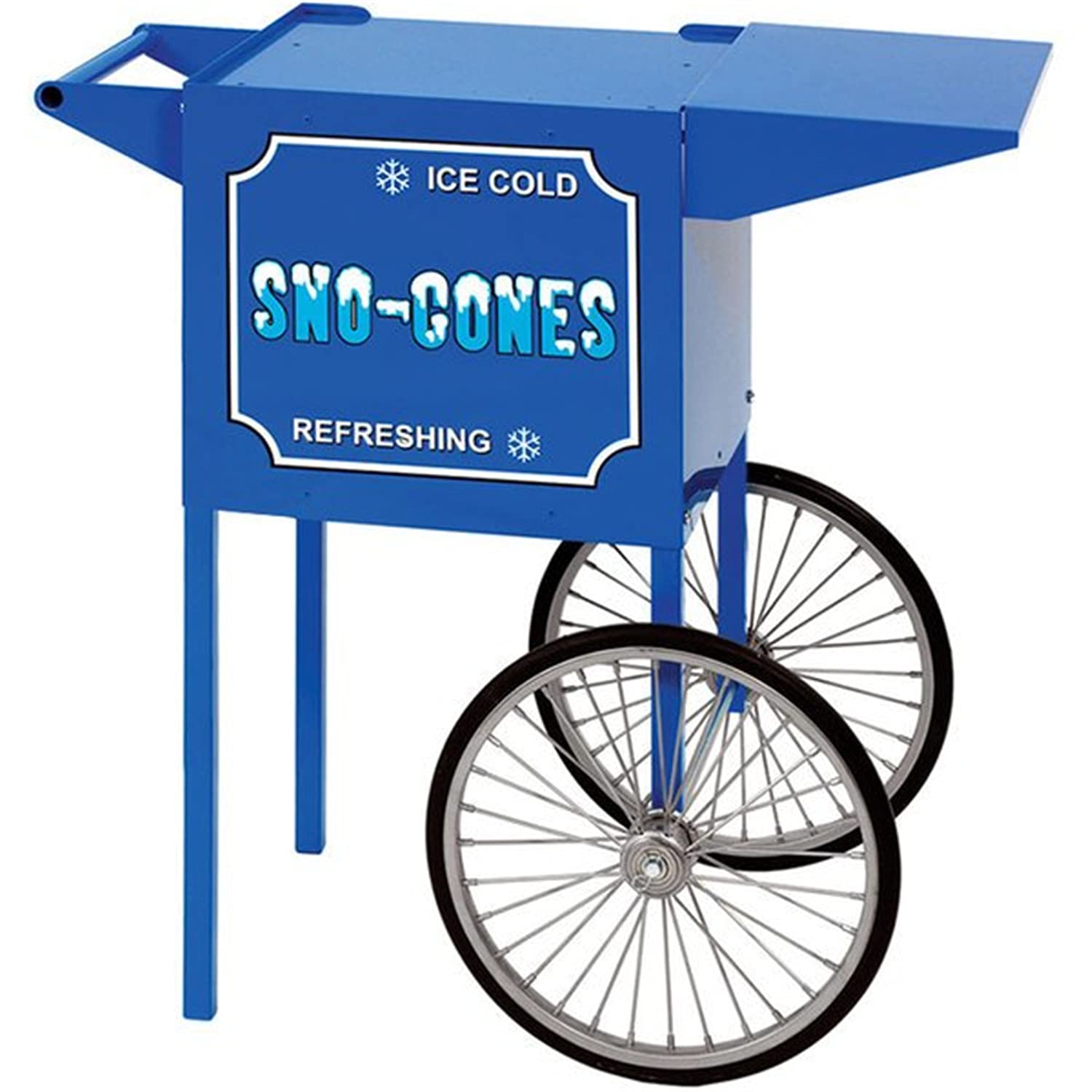 Paragon - Manufactured Fun Small Snow Cone Cart, Blue