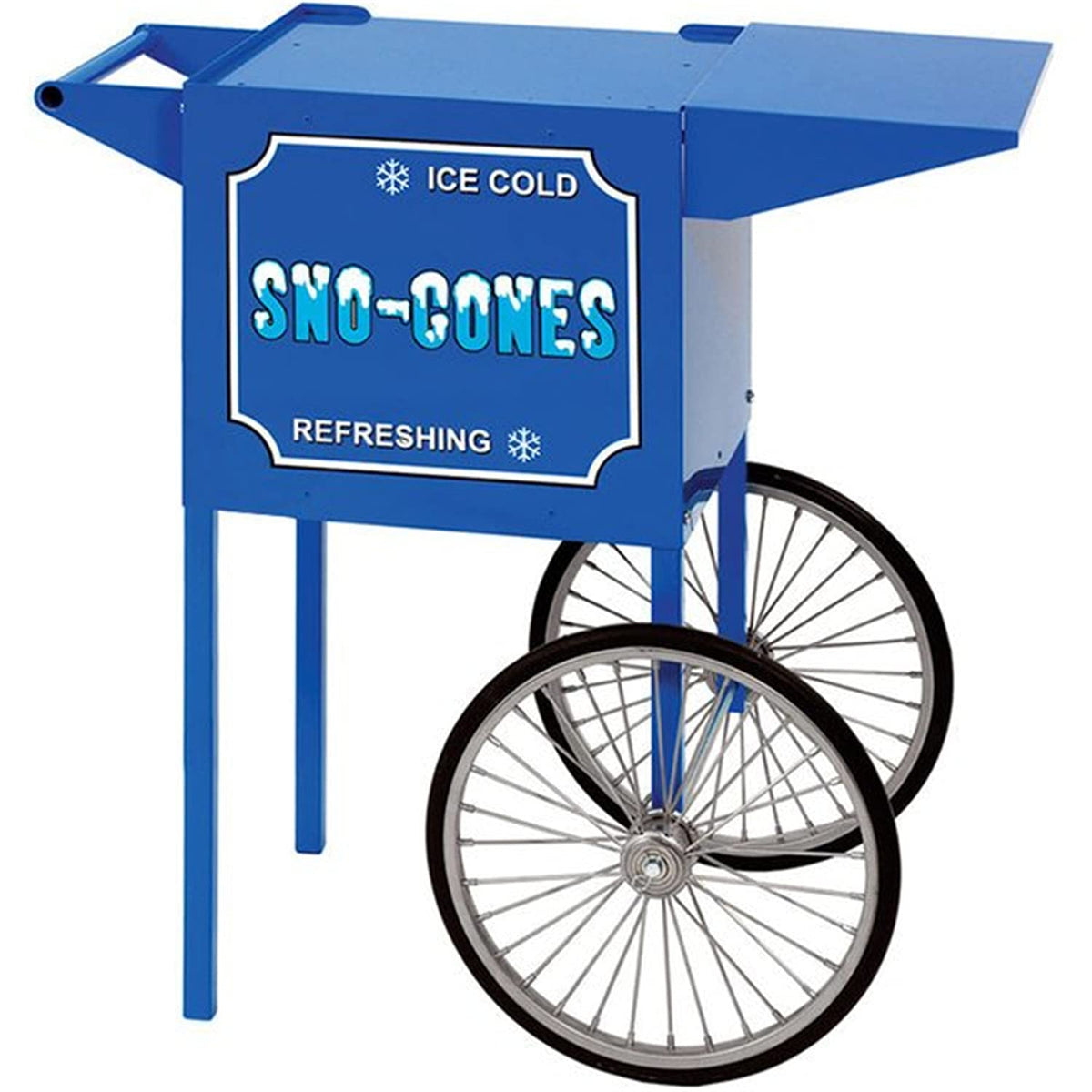 Paragon - Manufactured Fun Small Snow Cone Cart, Blue