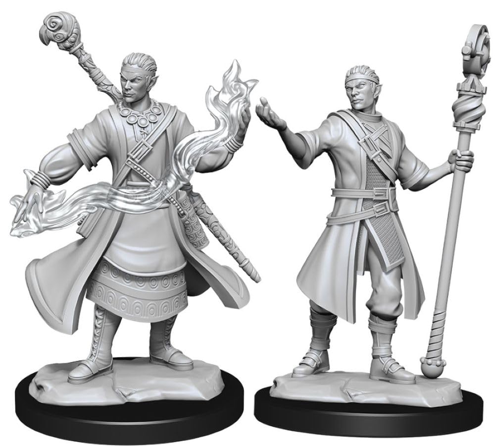 D&D: Nolzurs Marvelous Minis: Half- Wizard Male Wave 14 (Unpainted)